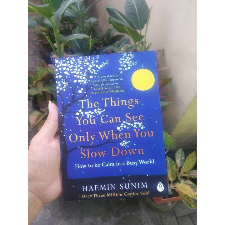 The Things You Can See Only When You Slow Down by Haemin Sunim A5 in English Book Paper Soft