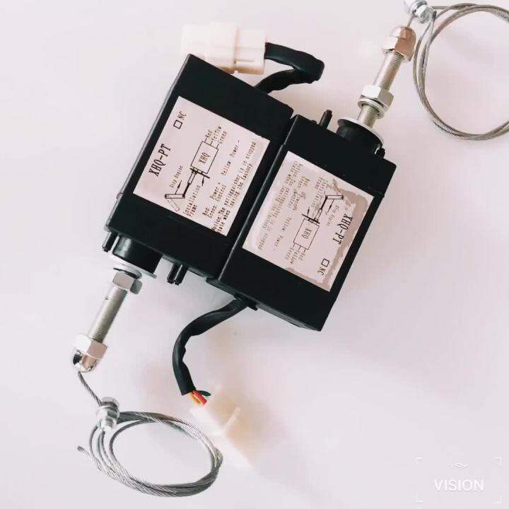 12V 24V Diesel Engine Parts Generator Power Off Valve Shutdown Solenoid