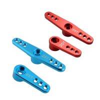 2Set 25T Aluminum RC Servo Arm Horn for Futaba Savox Xcore HL HSP HD Power RC Tools,Red &amp; Blue