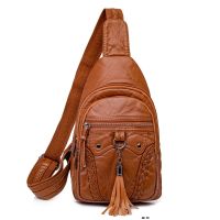 【YF】 Newly-bolsa feminina de peito com alça bolsa tiracolo couro pu à prova dágua casual