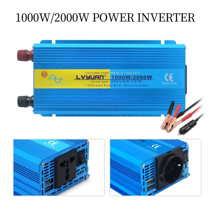 12V/24V Pure Sine Wave Inverter 3000W/4000W/5000W/6000W AC 220V 230V ...