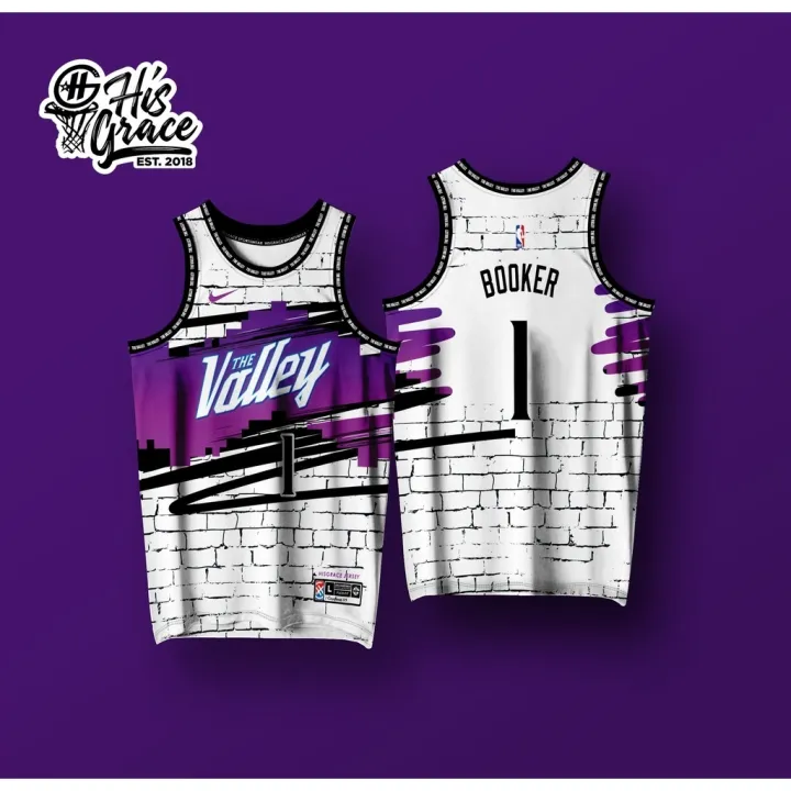 Top-quality THE VALLEY WHITE PURPLE HG BASKETBALL JERSEY | Lazada PH