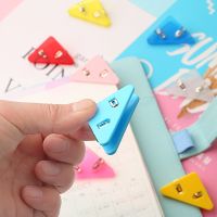 【jw】❏✈  5Pcs Set Transparent   Colorful Page Holder Paper Clip Clamp File Photo Office School