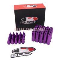 Blo Racing JDM M12X1.5/M12X1.25 Spiked Aluminium Wheel Lug Nuts Performace Extended Tuner 20pcs/set