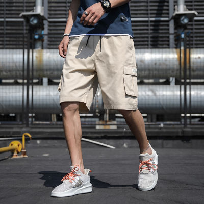 AAMON ชุดผู้ชาย2023กางเกงขาสั้นใส่หน้าร้อนสำหรับผู้ชายกางเกงใส่ทำงานคาปรีสกีฬานักเรียนกางเกงชายหาดทันสมัย