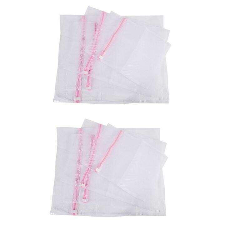 large-net-washing-bag-set-of-8-durable-coarse-mesh-laundry-bag-with-zip-closure-for-clothes-delicates