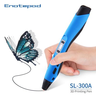✁﹍ 3D PEN SL-300A Scribble professional printer 3D-PEN pencil For kids Drawing Picture safe low temp 3D printing PEN gadget pens
