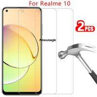 2ชิ้นกระจกนิรภัยสำหรับโทรศัพท์10เครื่องฟิล์มกันรอยตัวป้องกัน4G Realme104g Realme10 Realme ป้องกัน Rmx3630