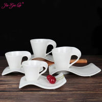 JIA GUI LUO 70ml 100ml 160ml 220ml Ceramic Coffee Cup &amp; Saucer Sets Cups Coffee Cups Set Coffeeware China Ceramic Set G089