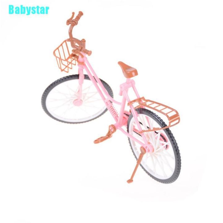 babystar-โมเดลรถจักรยาน-สีชมพู-พร้อมตะกร้า-อุปกรณ์เสริม-สําหรับบ้านตุ๊กตา-0-0-0-0-0-0