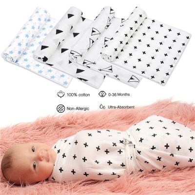 Muslin 100 Cotton Baby Blanket Swaddle Wrap Nursery Cover Newborn Bath Gauze