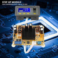 DCDC ปรับได้ 5A LCD ดิจิตอลโมดูลแรงดันไฟฟ้า Stepup Stepdown อัตโนมัติ