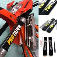 fangfang 1 pair Front Fork Protector Rear Shock Absorber Guard Wrap Cover For CRF YZF KTM KLX Dirt Bike Motorcycle ATV Quad Motocross