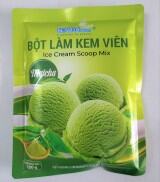 Gói 100g vị MATCHA  BỘT LÀM KEM VIÊN VN BENUSCREAM Matcha Ice Cream Scoop