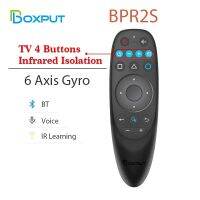 TV PC BPR1S/G10S รีโมทคอนโทรลเมาส์ไร้สายระบบแอนดรอยด์ควบคุมระยะไกลสำหรับ2.4G สามารถค้นหาด้วยเสียงได้