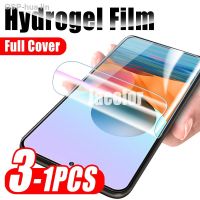 │ 1-3 Pçs Filme De Hidrogel หน้าผาก Xiaomi Redmi Nota 10 T 5G 10S 9 S Pro Max 10pro 9pro Protetor Tela Não Gel Ávidro