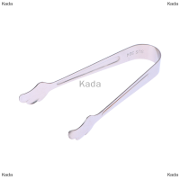 Kada ที่คีบน้ำแข็งสแตนเลส1ชิ้นคีบขนมปังอาหารบาร์บีคิวคลิปหนีบน้ำแข็งเครื่องมือบาร์เครื่องครัวคลิป