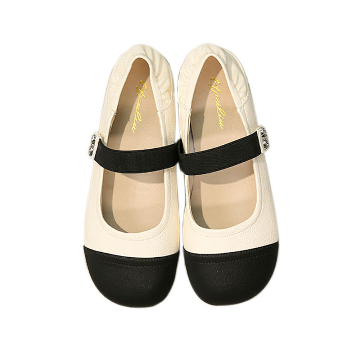 french-style-pumps-womens-summer-flat-2023-new-all-match-one-strap-mary-jane-womens-shoes-vintage-low-cut-peas-shoes