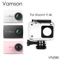 Vamson ซองกันน้ำ60ม. เหมาะสำหรับ Xiaomi Yi 4K Lite กางเกงในดำน้ำหุ้มเคสครอบสำหรับ Yi 4K + อุปกรณ์เสริมกล้องถ่ายรูป