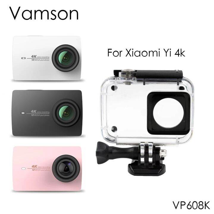 vamson-ซองกันน้ำ60ม-สำหรับ-yi-4k-lite-เคสหุ้มกางเกงในดำน้ำป้องกันสำหรับ-yi-4k-อุปกรณ์เสริมสำหรับกล้อง