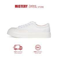 ♈☃ MISTERY รองเท้าผ้าใบ พื้นหนา รุ่น MIST สีขาว (MIS-501)