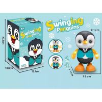 เพนกวินเต้นได้​ swinging​ penguin​ เพนกวินของเล่นเด็ก มีเสียง มีไฟ NO.17178