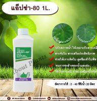 แอ็ปซ่า-80 1L. สารจับใบ สารเคลือบใบ สารเสริมเพิ่มประสิทธิภาพ สารเคลือบใบ ยึดติดใบ เป็นตัวแผ่กระจายสาร ทนการชะล้างของน้ำและฝน