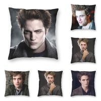 【LZ】 The Twilight Saga Robert Pattinson Cushion Cover Print Edward Cullen Throw Pillow Case for Car Cool Pillowcase Home Decoration