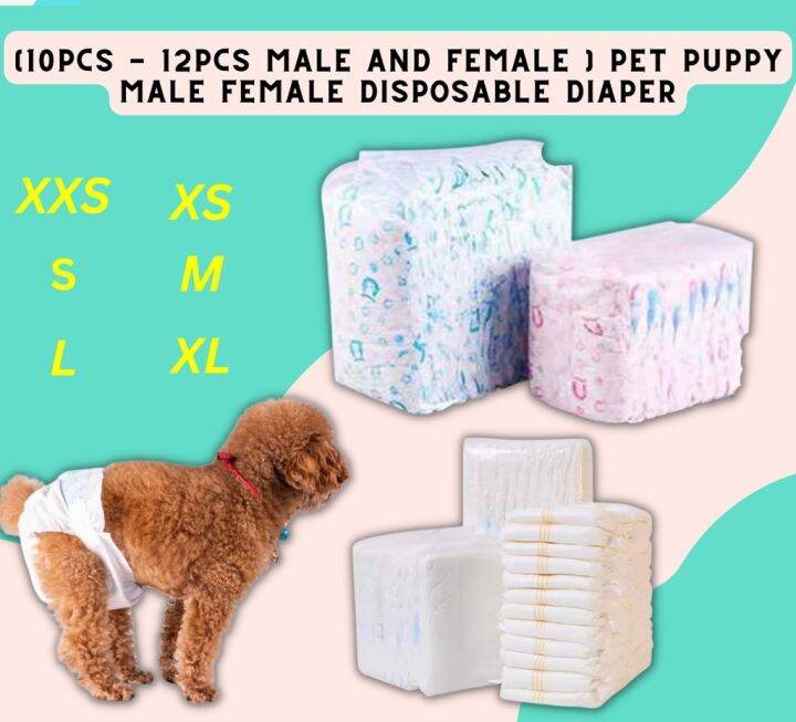 Disposable Dog Diaper FOR MALE Dogs and CAts Lazada PH