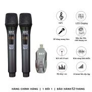 Trọn Bộ 2 Micro Hát Karaoke Không Dây Bx7 Đa Năng Phiên Bản Mới Micro