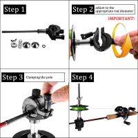 Portable Aluminum Fishing Line Winder Fish Reel Spooler System Tackle Tool Carp Fishing Accessories