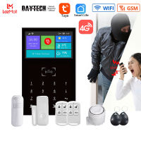 DAYTECH กันขโมยบ้าน ชุดสัญญาณ กันขโมย 4Gสัญญาณกันขโมย Tuya App Wifi/GSM Home Alarm System พร้อม Motion Sensor สัญญาณกันขโมย TA06