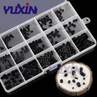 300PCS DIN916 M3 M4 M5 12.9 Grade Black Socket Screw Assortment Allen Head Socket Hex Set Grub Screw Box Kit