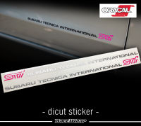 สติกเกอร์ sti สติกเกอร์ subaru sti sticker สติกเกอร์แต่งรถ subaru sti