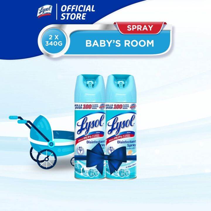Lysol Disinfectant Spray Baby's Room 340g Twin Pack Lazada PH