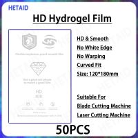 50 Pieces TPU HD Frosted Anti-Spy Hydrogel Film for Mobile Phone Screen Protection Film Suitable for All Film Cutters