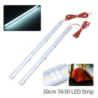 2pcs/lot 30cm Clear White 21 LED Strip Light Car Cabinet Interior Strip Bar Light 12V DC