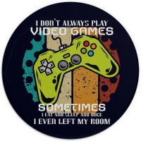 Funny Game Controller Gaming Mouse Pad Non-Slip Rubber Mouse Pad Waterproof Mouse Mat for Office Computer Laptop 7.9" x 7.9"