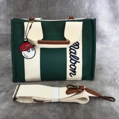 Korean original order MALBON new golf handbag clothing storage canvas trendy fashion clutch