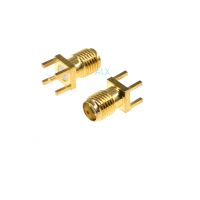 10PCS SMA-KHD  RF ADAPTER FEMALE PLUG Straight Receptacle Solder 180 DEGREE SMA-KE Antenna CONNECTOR PCB Mount Thru Hole Electrical Connectors