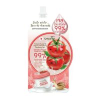 ? Smooto Tomato Bulgaria Yogurt Whtening Soothing Gel 99% 40 มิลลิลิตร x 6 ซอง สมูทโตะ เจลมะเขือเทศ [ Sale 10%! ]