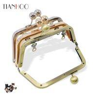 【CW】 14cm Metal Purse Frame Ladies Closure Trapezoid DOY New Screw  Lock Handle Shoulder Accessories