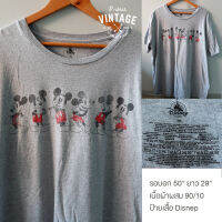 pshirtvingtage เสื้อยืดวินเทจ เสื้อยืดมือสอง T-Shirt Vingtage เสื้อยืดมิกกี้เมาส์ วินเทจ Mickey Mouse งานป้าย Disney