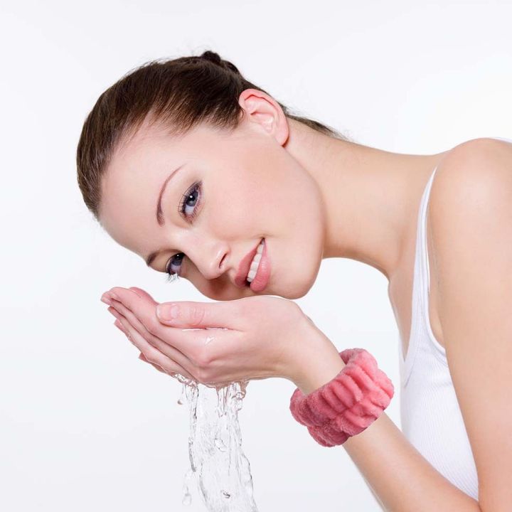 สายรัดข้อมือสายรัดข้อมือผ้าขนหนูไมโครไฟเบอร์อย่างนุ่มสำหรับล้างหน้าซึมซับน้ำเพื่อป้องกันการเปียก
