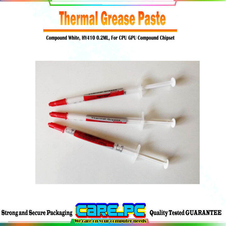 3PCS Thermal Grease Paste Compound White, HY410 0.2ML, For CPU GPU