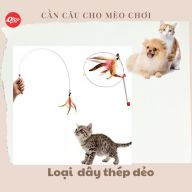 Orgo - Đồ chơi mèo Cần câu mèo dây thép không gỉ cho mèo thumbnail