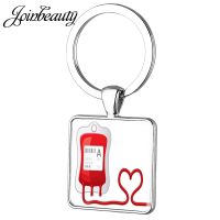 【DT】JOINBEAUTY JW.Org Charm Square Keychain "No BLOOD" Keychain Jehovahs Witnesses Pendant Glass Photo Cabochon Keyring QF94 hot