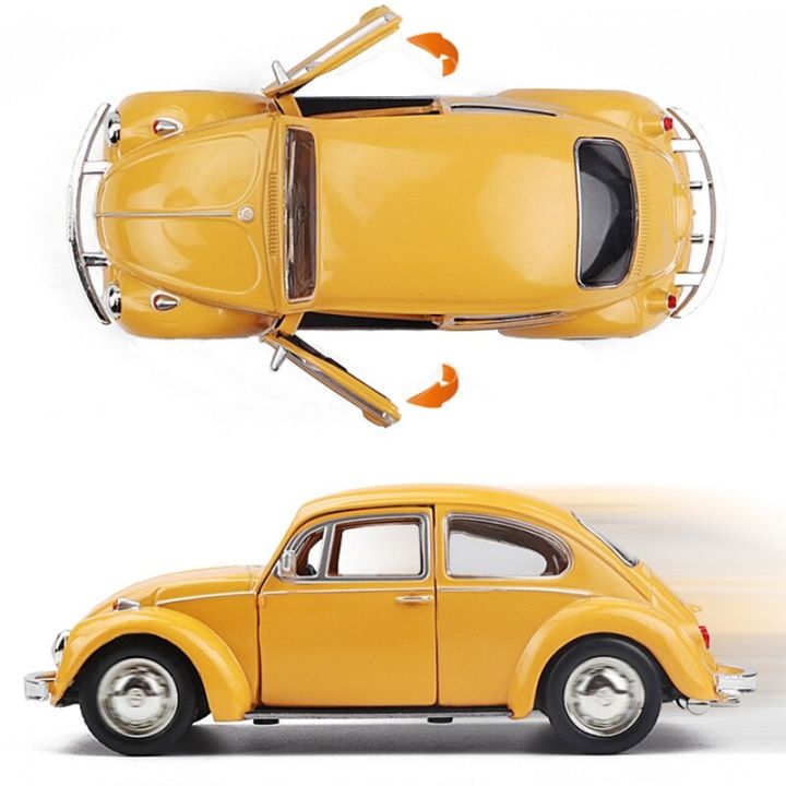 รถจำลองของเล่น1967ย้อนยุค-beetle-rmz-city-1-36แบบจำลองการเก็บรวบรวมโลหะผสมรถของขวัญคริสต์มาส