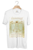 BP836 เสื้อยืด The Vitruvian Man