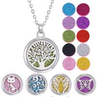 Aromatherapy Necklace Diffuser Pendant Alloy Perfume Drop Shipping